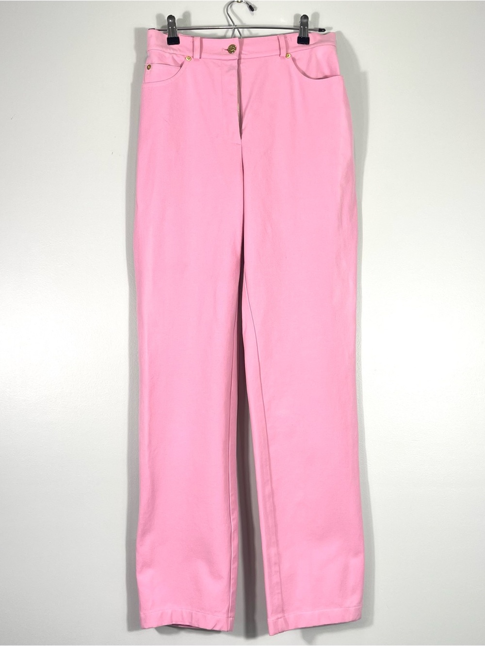 ST. JOHN SPORT BY MARIE GRAY Pink 5-Pocket Pants Straight Leg Stretch Size 6